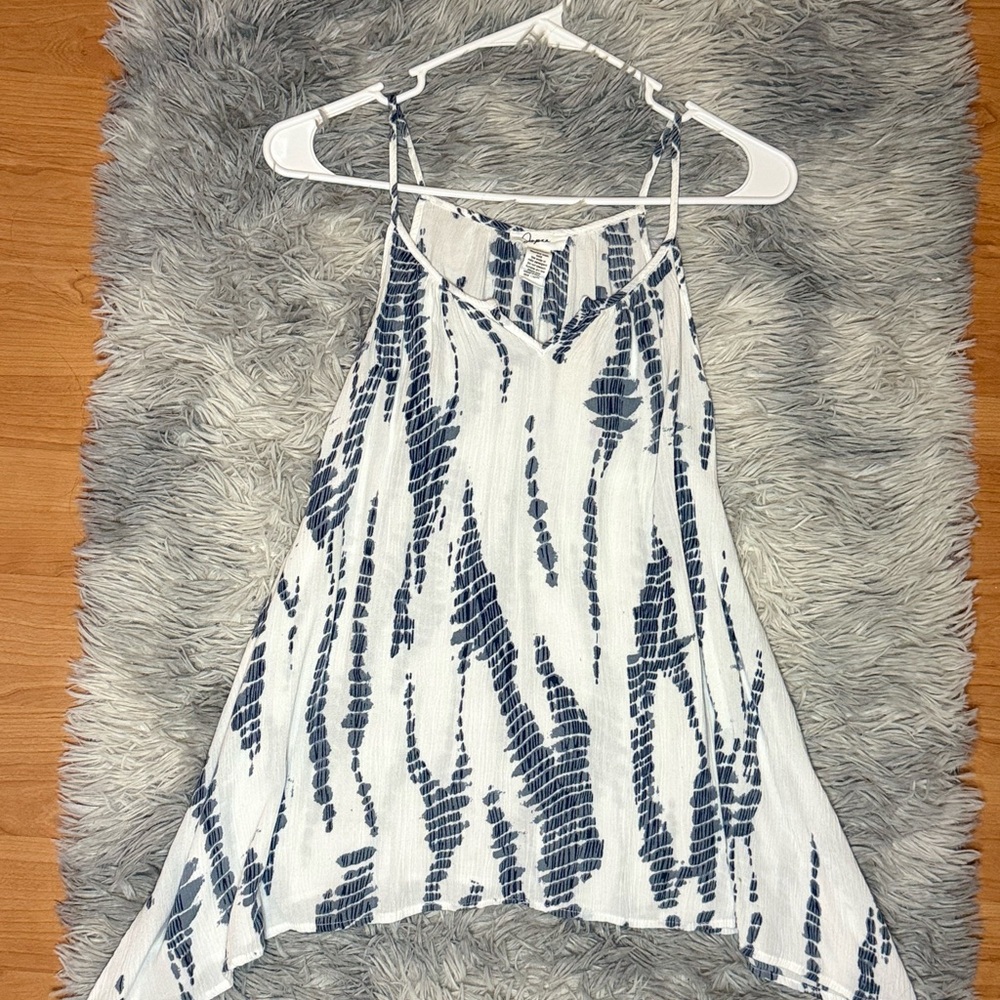 Japna Blue and White Camisole Top